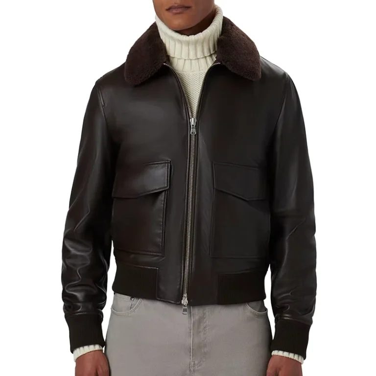 NAFA-Factory-OEM-High-Quality-Mens-Genuine-Leather-Bomber-Jacket-Varsity