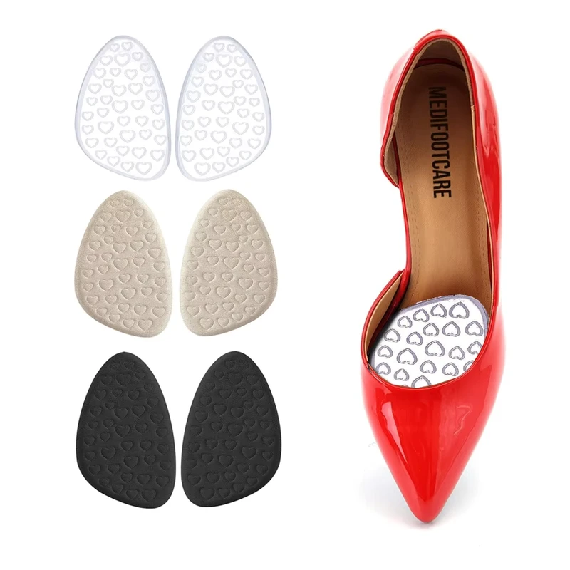 NEW Women Girls Ladies Silicone Gel Ball Foot Cushion Insoles Metatarsal Support Insert Pad Shoes Forefoot Patches HA01338