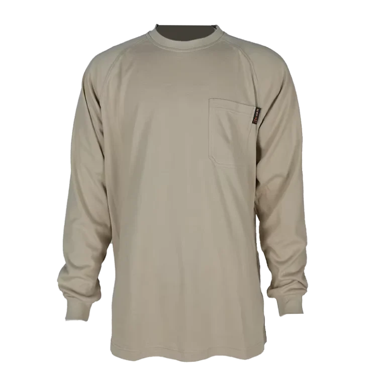 NFPA-2112-CAT-2-Flame-Resistant-Long-Sleeve-T-shirt-FR-Henley-Shirts-Flame-Retardant-Clothing