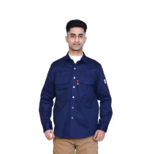 NFPA 2112 Certified Workwear Clothing Heat Resistant Anti Static FR Work Shirt Arc Proof Waterproof Work Shirt
