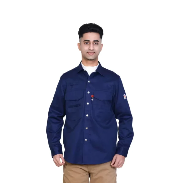 NFPA-2112-Certified-Workwear-Clothing-Heat-Resistant-Anti-Static-FR-Work-Shirt-Arc-Proof-Waterproof-Work-Shirt