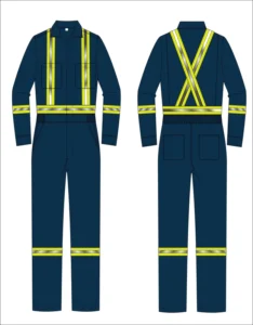NFPA 2112 EN 11612 Oil and Gas FR Flame Resistant Coverall Suit Workwear