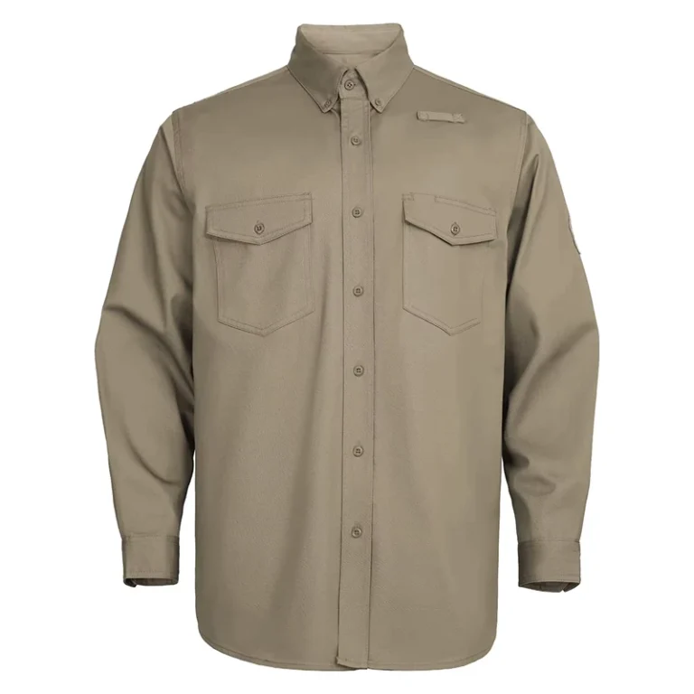 NFPA-2112-FR-100-Cotton-Fireproof-Shirt-Cat2-Welding-Flame-Retardant-Workwear-Safety-Clothing