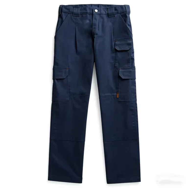 NFPA2112-CAT2-FR-Pant-for-Men-100-Cotton-Flame-Resistant-Elastic-Waist-Work-Cargo-Pant-with-Pockets