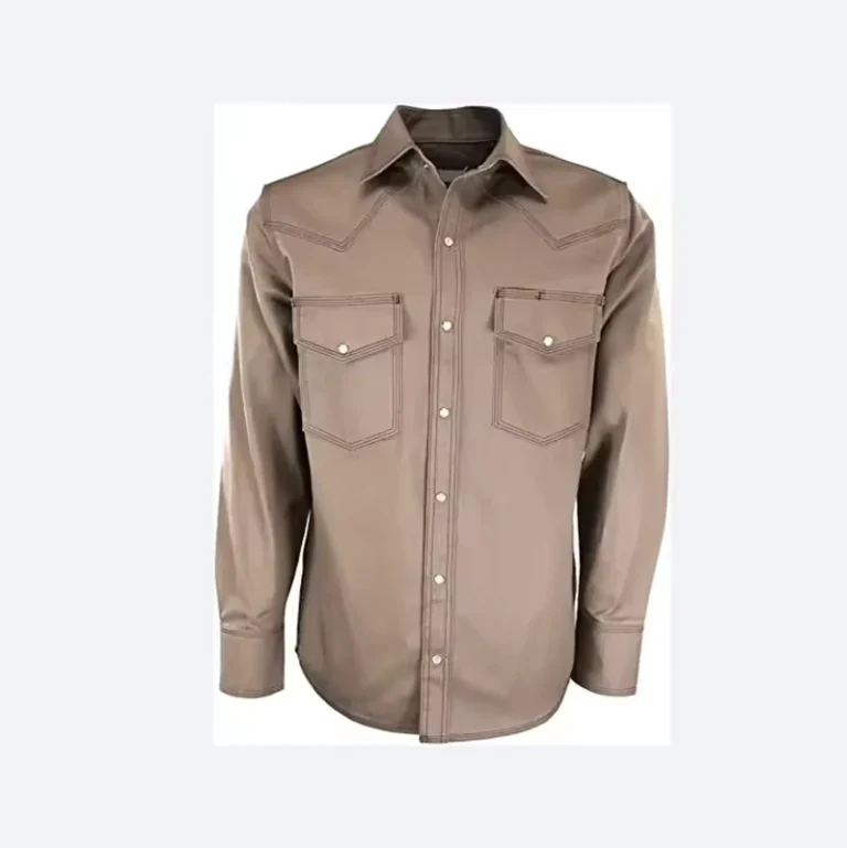 NFPA2112-CAT2-Safety-Workwear-Shirts-Flame-Retardant-Western-Long-Sleeve-Welding-FR-Shirts