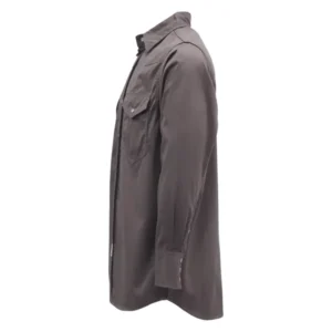 NFPA2112 FR Shirts Flame Resistant Twill 100% Cotton 7.5OZ CAT2 Men’s Fire Retardant Welding Shirt ASTM Certified ATPV