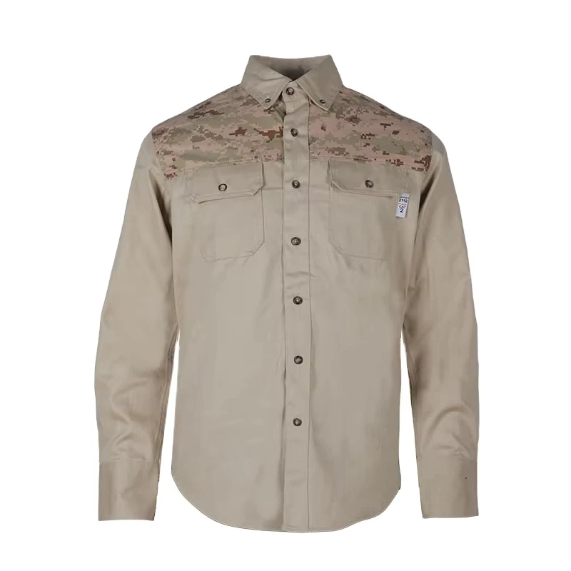 NFPA2112 Fireproof Welder FR Fire Resistant Clothing Flame Resistant Shirt for Men