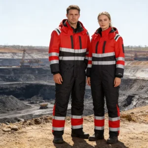 NFPA2112 One Piece Hi Vis High Visibility Safety Workwear Waterproof Overall Winter Mining Coal Oil Boiler Suit FRC FR Coverall