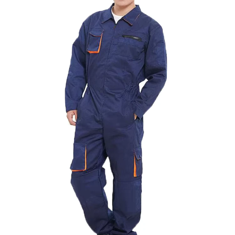 Navy-Blue-Industrial-Working-Clothes-Coverall-Construction-Mining-Car-Wash-Workwear-Coverall