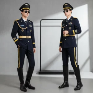 Navy Blue Twill Safety Guard Officers Security Uniforms in Stock for Fast Dispatch Official Security Personnel Clothing