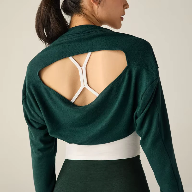 New Arrival Workout Fitness Long Sleeve Multi functional Sportswear Custom Sports Yoga Women Gym Tops