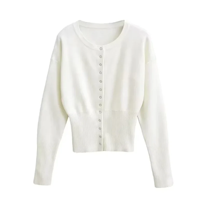 New-Classic-Basic-Style-Temperament-Sense-Design-Crew-neck-Casual-Knit-Cardigan-Sweater
