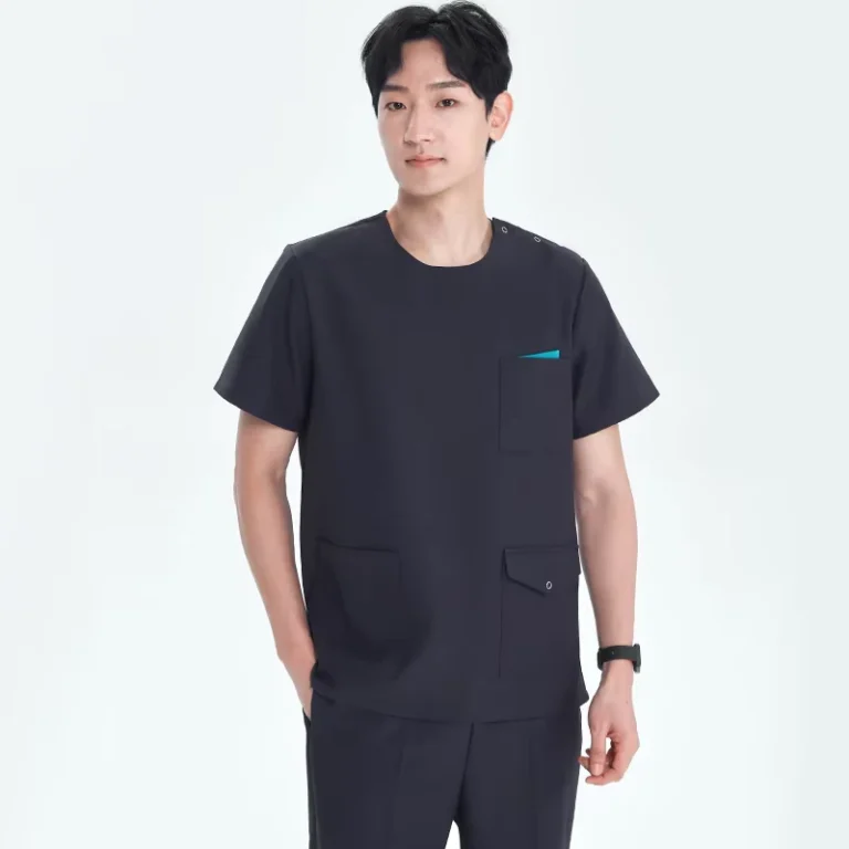 New-Crew-neck-Clinic-Uniform-Supplier-Medical-Uniforms-Nurse-Durable-Breathable-Dentist-Laboratory-Doctor-Suits-for-Men