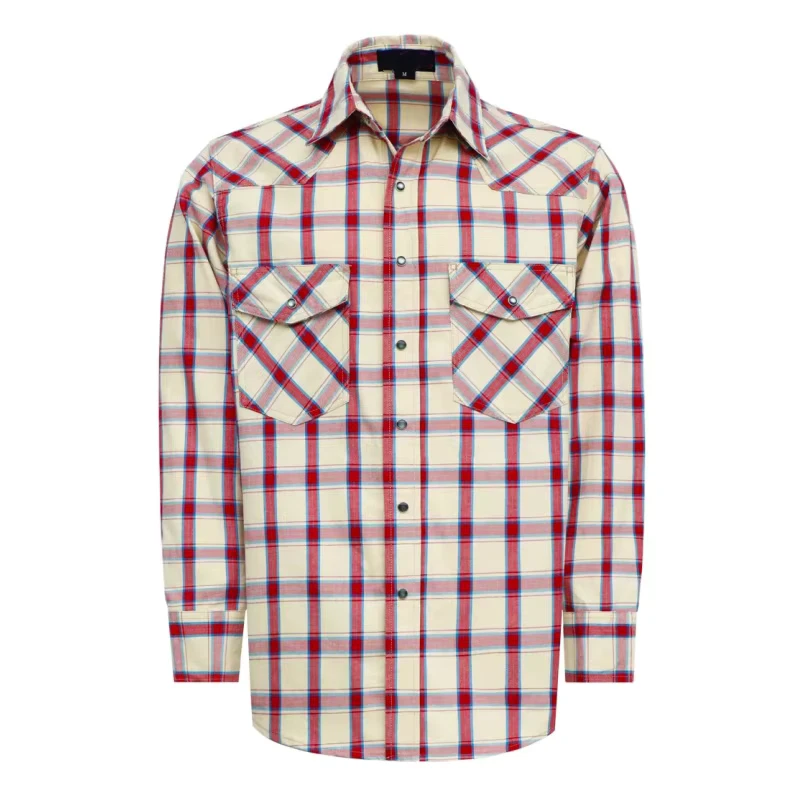 New Design FR Fire Resistant Clothing Plaid 7.5OZ Arc Rating CAT2 Flame Retardant Work Shirts