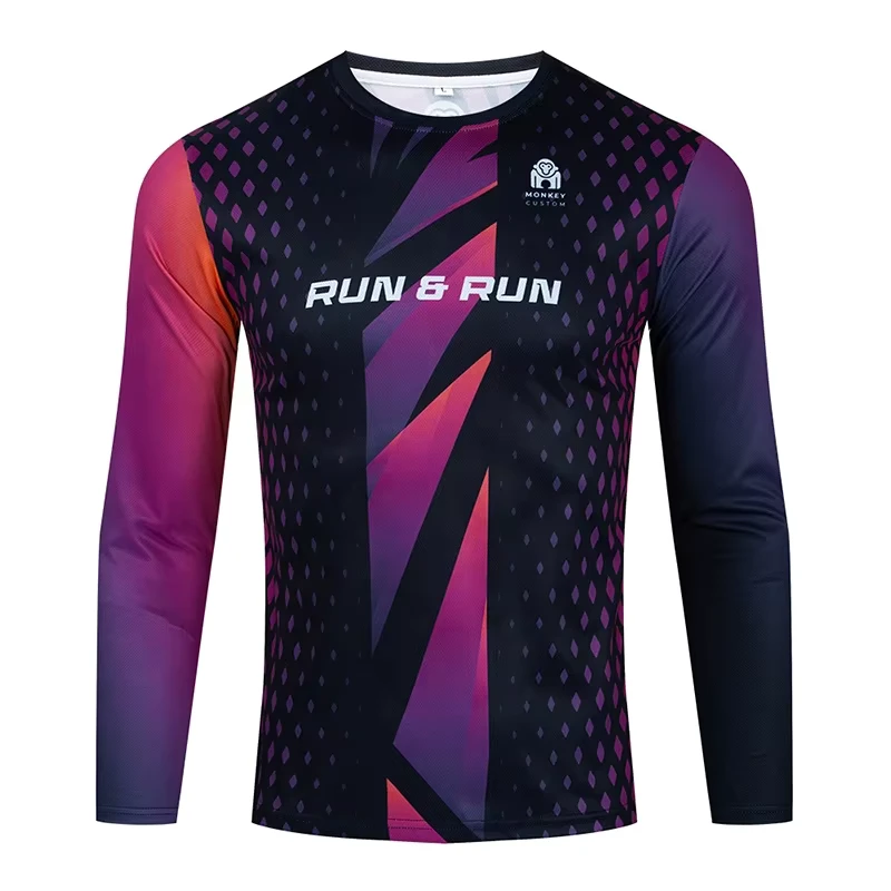 New Design Logo Sports Workout High Quality Training Customized Lightweight Tee Running Shirt for Men