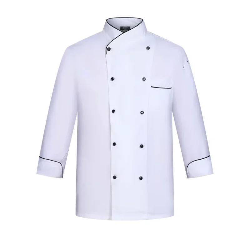 New-Design-Long-Sleeve-Chef-Coat-Uniform-Male-Catering-Chef-Uniform-With-Printed-Logo