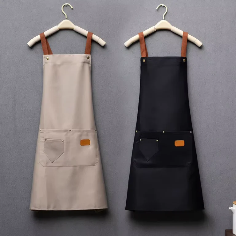 New-Fashion-Kitchen-Aprons-for-Women-Men-Chef-Work-Apron-for-Grill-Restaurant-Bar-Shop-Cafes-Beauty-Nails-Studios-Uniform