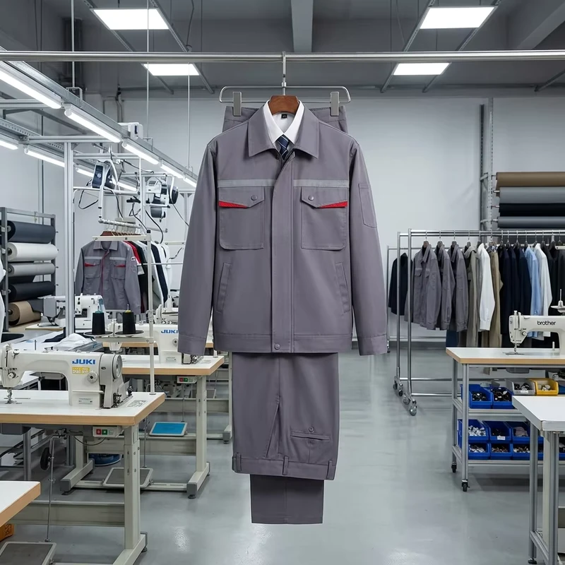 New High-End Anti-Static Wear-Resistant Spring Autumn Electrician Long Sleeve Factory Gas Station Labor Protection Work Clothes