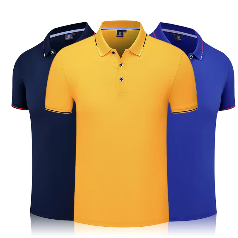 New Lapel Polo Shirt Work Clothes Custom Embroidery Advertising Cultural Shirt Work Clothes T shirt Custom Printed logo