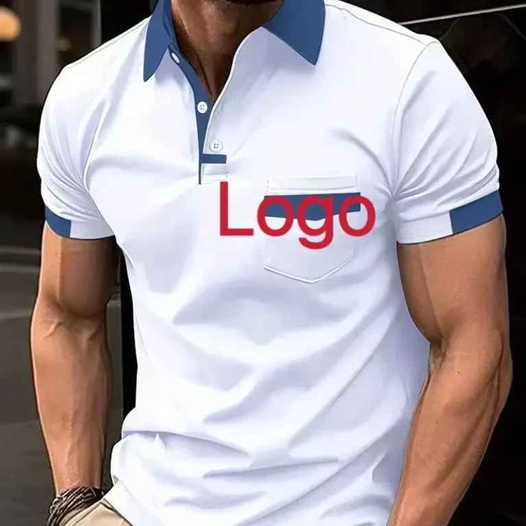 New-Men-Polo-Shirt-Short-Sleeve-Contrast-Color-Collar-Summer-Casual-Streetwear-Fashion-Tops-Print-Jersey-Quick-Dry-Pocket