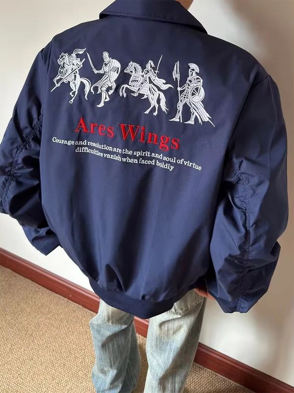 New-Spring-and-Autumn-American-Embroidered-Retro-Pilot-Jacket-for-Men-High-Street-Hiphop-Trendy-Baseball-Style-Outerwear