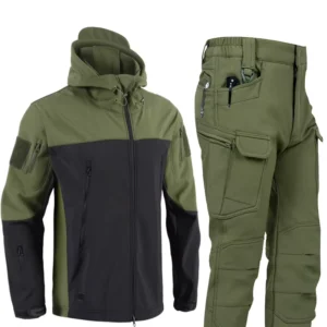 New Stitching Second Generation Shark Skin Rushwear Suit Fleece lined Waterproof Soft Shell Jacket Henan