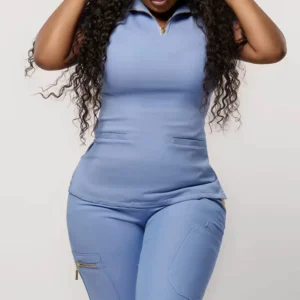 New Style Hot Selling Design Nurse Women Medical Scrub Uniform Sets Fashion Scrubs Uniforms Sets Scrub Set Women Plus Size