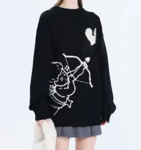 New Style Knit Sweater Pullover Joker Crew Neck Solid Color Casual Style Daily Wear