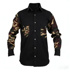Nfpa 70e Compliant Work Shirt Fr Clothing Fire Resistant FR Men’s Flame Retardant Custom Safety Fireproof Camo Work Shirts