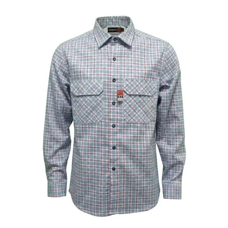 Nfpa-70e-Compliant-Work-Shirt-Work-Construction-t-Long-Sleeve-Men-Mens-Welding-Button-Cotton-Fr-Shirt-Plaid-Pattern