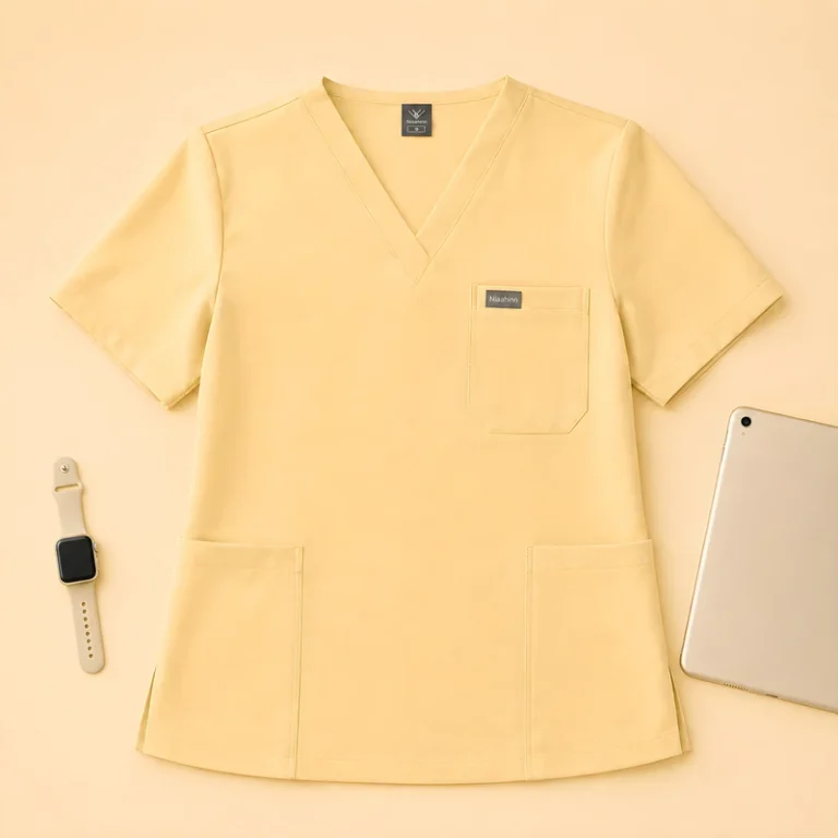 NiaaHinn-High-Custom-Logo-Womens-OEM-Hospital-Medical-Beauty-Dental-Doctor-Clinic-Scrub-Uniform-Polyester-Rayon-Spandex-Worsted
