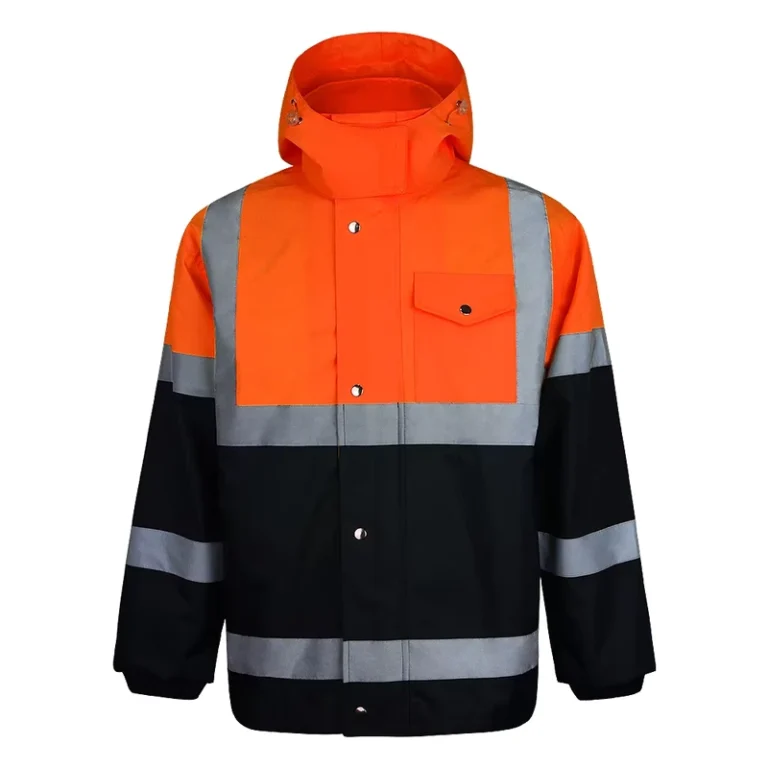 Night-Outdoor-High-Visibility-Waterproof-Windproof-Oxford-Fabric-and-Taffeta-Lining-Construction-Thin-Style-Safety-Jacket
