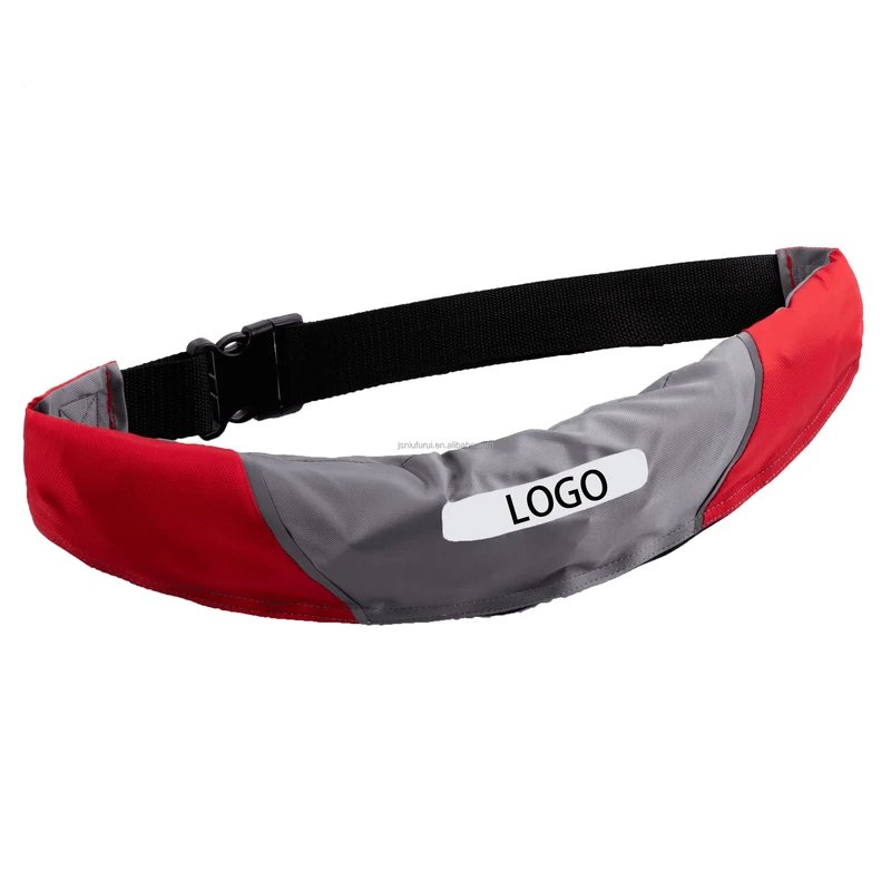 Niufurui New Design Camouflage Manual Auto 100N Reflective CE Certified Universal Fit Waist Belt Inflatable Life Jacket