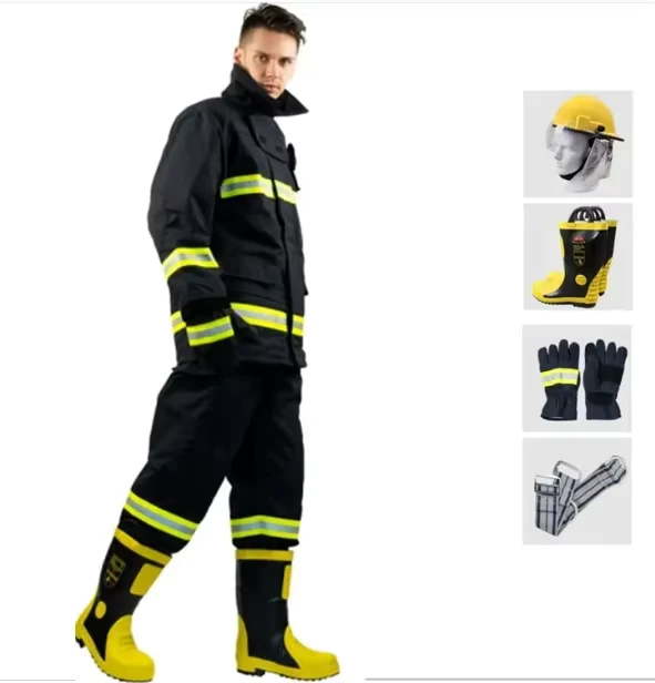 Nomex-Turnout-Gear-Firefighter-Uniform-and-Trousers-MED-Fire-Suit
