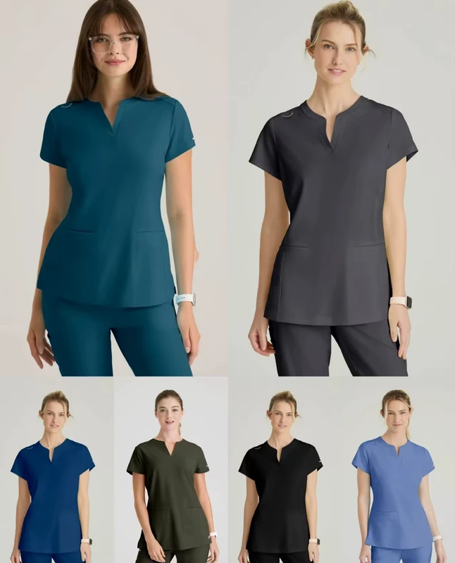 Nurse Scrub Medical Suit Sets Uniform Medical Nurse Hospital Scrubs Uniform and Scrubs for Women