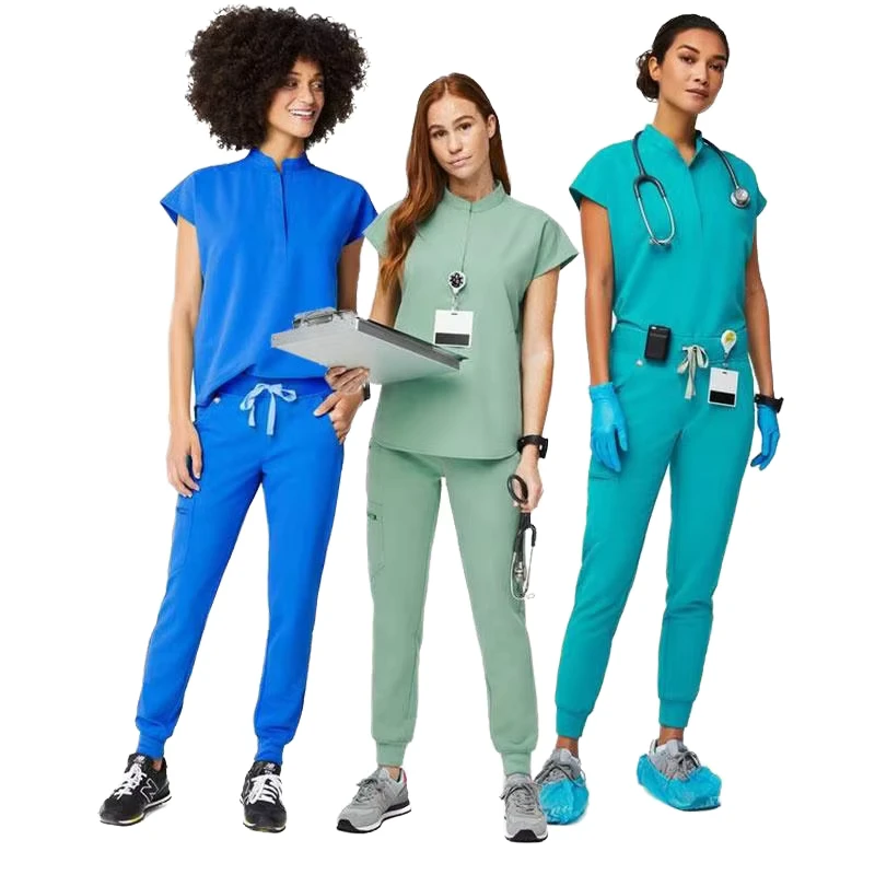 Nursing Scrubs Set Scrubs Uniforms Sets for Women Medical Scrubs Set Hospital Uniform Cherokee Nurse Waterproof Medical Uniforms
