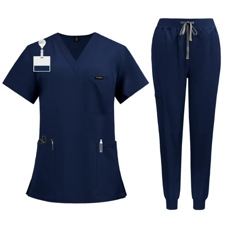 Nursing-Uniform-Suit-Mdical-Nurse-And-Scrubs-Uniforme-Medical-Nurses-Pants-Wide-Leg-Fis-Scrubs