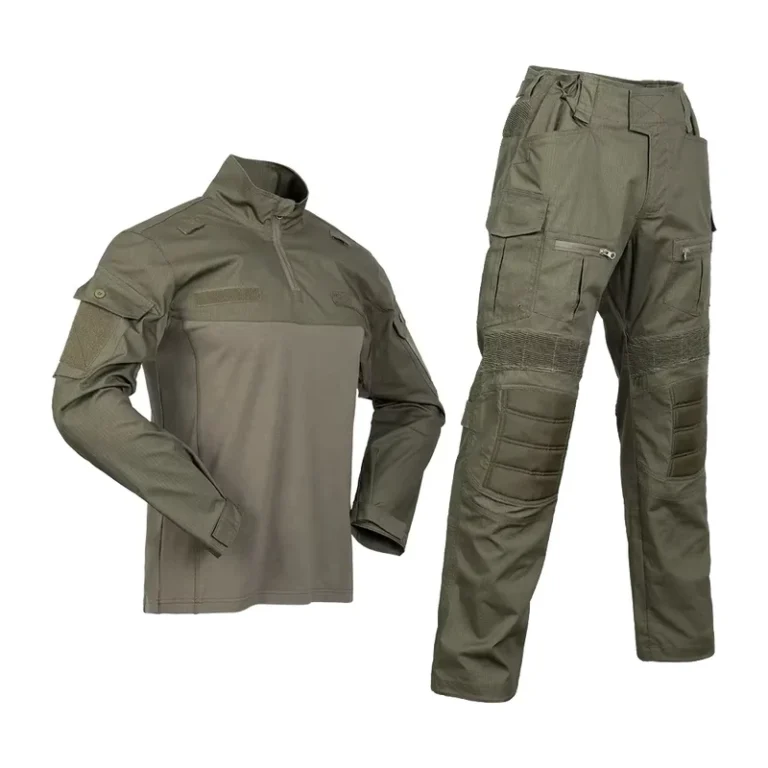 OD-Green-Tactical-Shirt-and-Pants-Combat-Uniform-for-Men