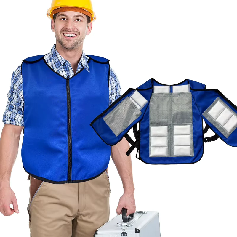 ODM New Arrivals Adjustable Lightweight PCM Cooling Vest Outdoor Working Clothes for Summer for Men & Women