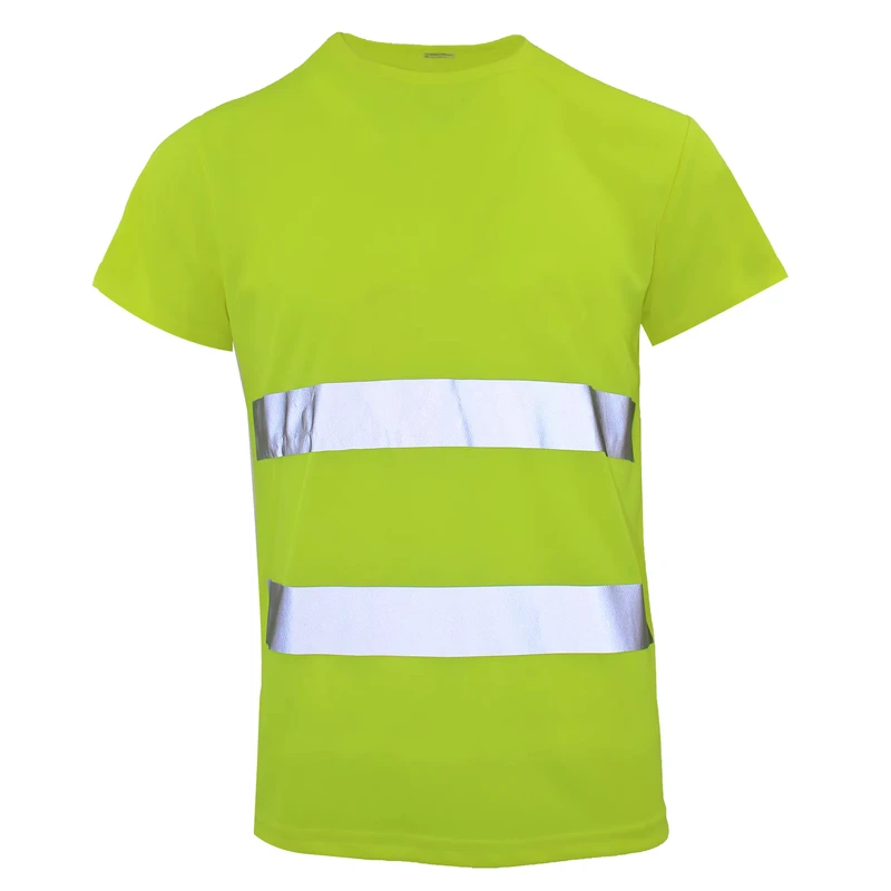 OEM ANSI Type R High Visibility Construction Breathable Reflective Long Sleeve Hi Vis Safety Shirt