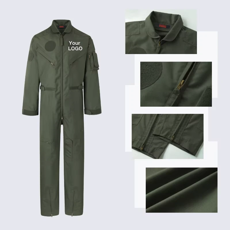 OEM Anti Static Fireproof Workwear Welder Welding Safety Work FR Clothing Flame Resistant Fire Retardant Coverall