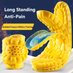 OEM China PU Material Soft Bounce Shockproof Breathable U Shaped Foot Protection Sport Work Boots Insoles