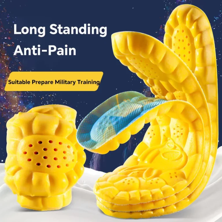OEM-China-PU-Material-Soft-Bounce-Shockproof-Breathable-U-Shaped-Foot-Protection-Sport-Work-Boots-Insoles