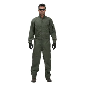 OEM Custom Anti static Cotton Long Sleeve Pilot Coverall for Airline Flyers Safety Uniform
