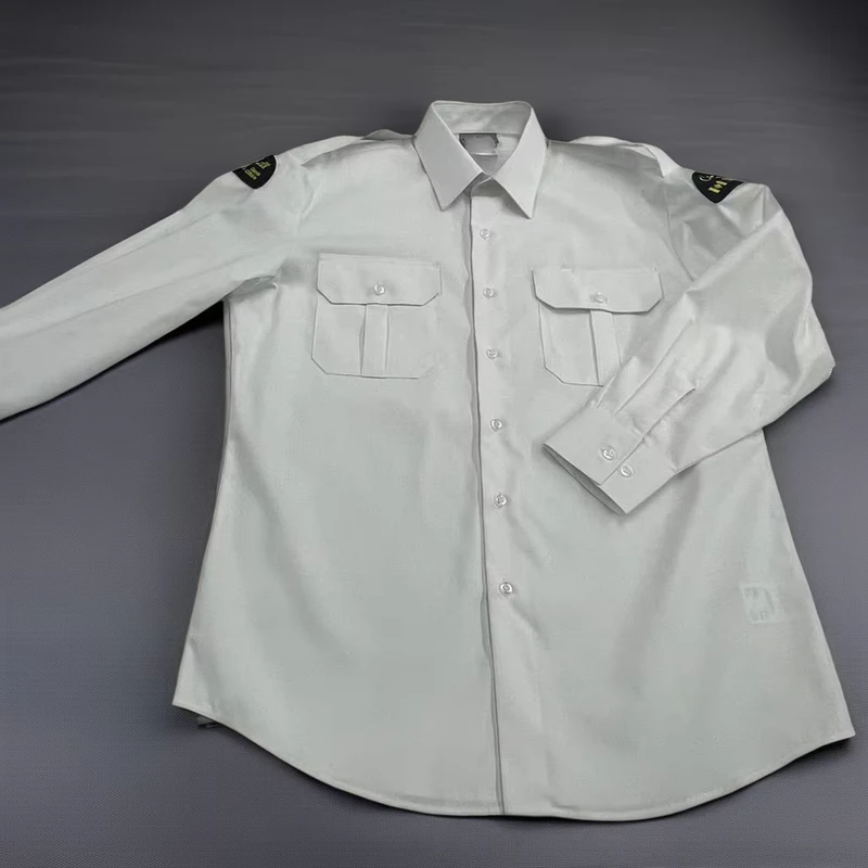 OEM Custom Flight Attendant Uniform Captain Shirt Pilot Men's Aviation Uniform Pilot Airline Attendant Stewardess Uniform