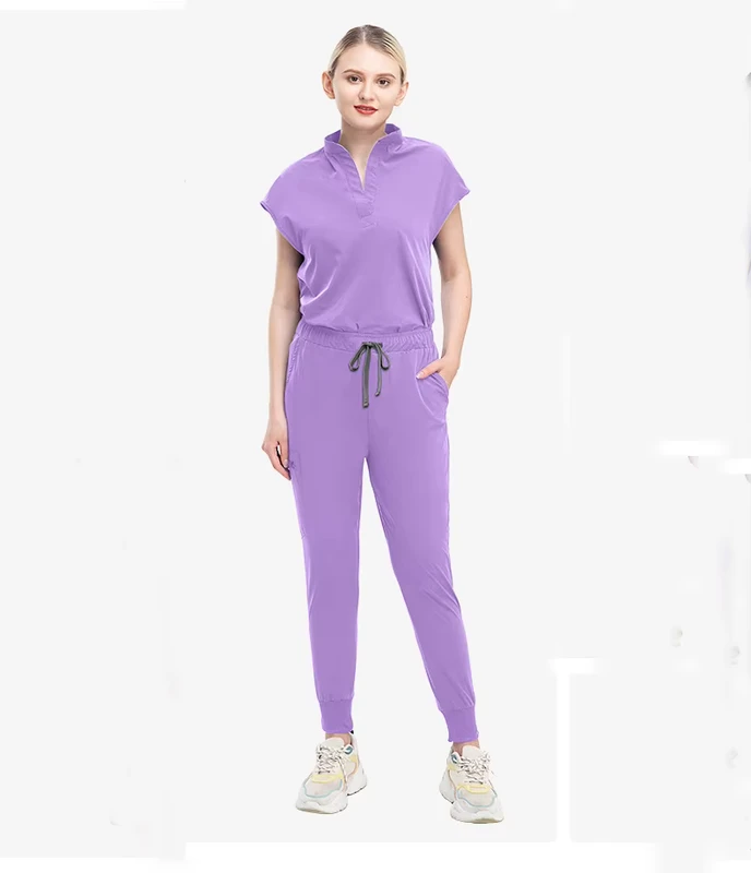 OEM-Custom-Logo-Dental-Hospital-Medical-Jersey-Scrub-Set-Unisex-for-Beauty-Salon-Nurses