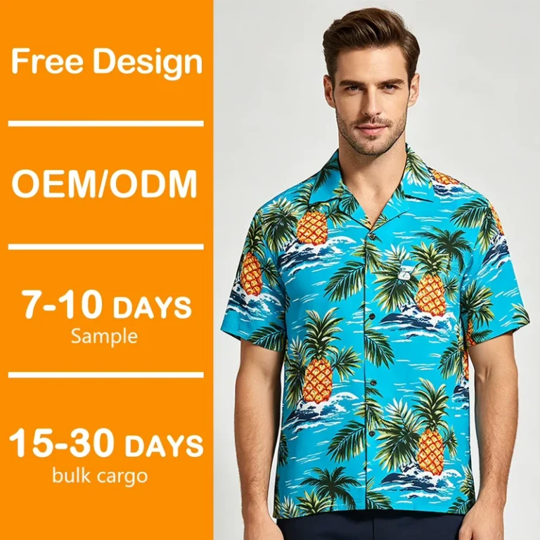 OEM-Custom-Mens-Rayon-Hibiscus-Floral-Hawaiian-Shirt-Plus-Size-Camp-Collar-Short-Sleeve-Summer-Vacation-Wear-2