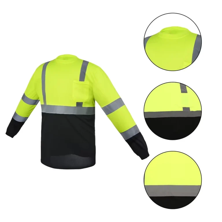 OEM-Custom-Silver-Reflective-Tape-Hi-Vis-Long-Sleeve-Warehouse-Logistics-Work-Reflective-Safety-T-Shirt