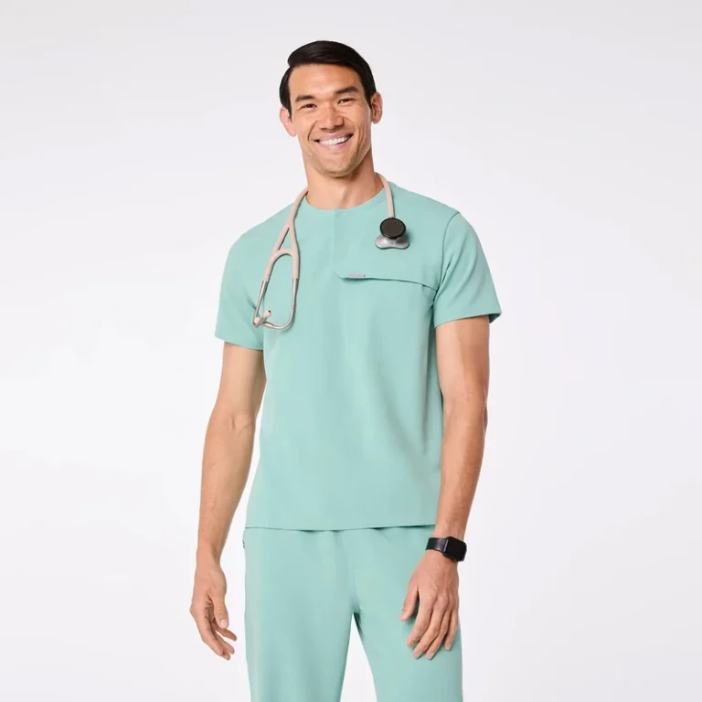 OEM-Custom-Stretchy-Spandex-Medical-Scrubs-Nurse-Uniform-for-Hospital-Clinic-and-Healthcare-Staff-Work-Wear-Men-Scrubs-Uniforms