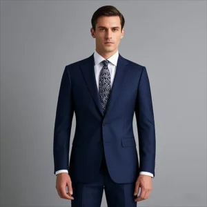 OEM Custom Style Size Color Corporate Men’s Suit China Factory 2-Piece Classic Anti-Wrinkle Formal Blazer Luxury Suit for Men
